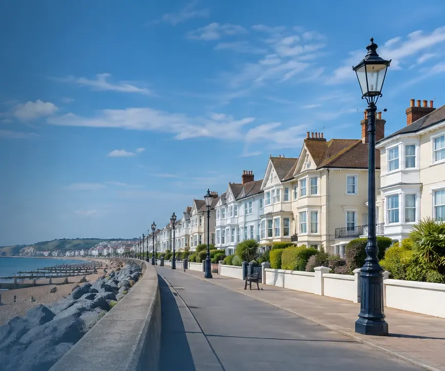 Worthing seafront and promenade